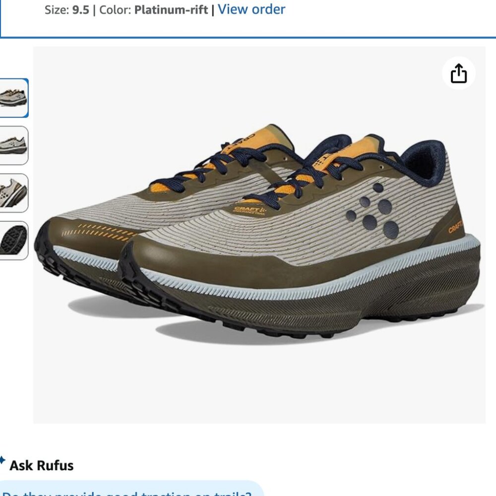 Craft Men's Endurance Trail Running Sneaker